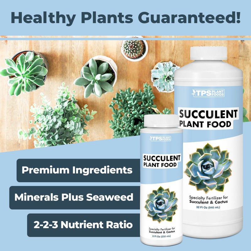 TPS NUTRIENTS Succulent Plant Food for Succulents, Cactus, Jade and Aloe, Liquid Houseplant Fertilizer 8 oz (250mL) - Image 5